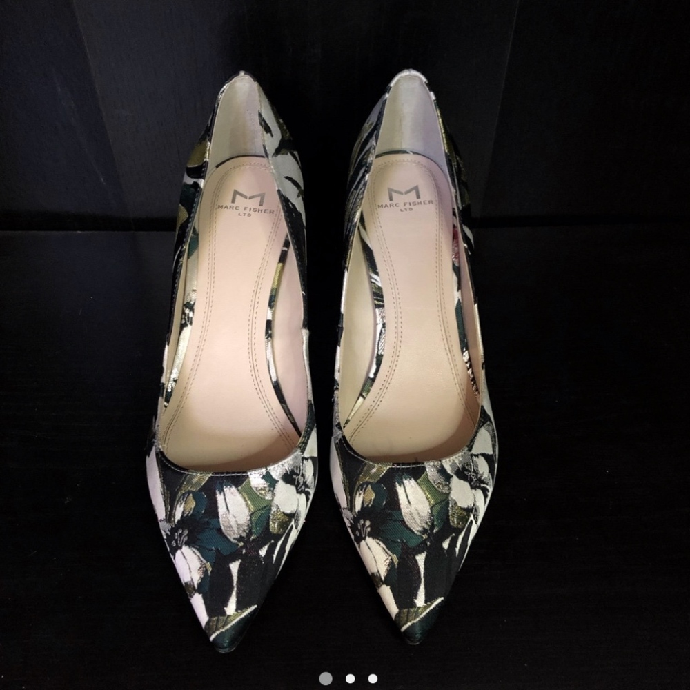 Marc Fisher Floral Heels